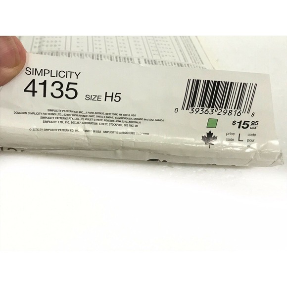 Simplicity 4135 Miss Petite Boot Cut Pants Gauchos Shorts Sewing Pattern 6-14 - Picture 5 of 5